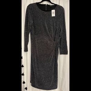 Sparkly knot front dress